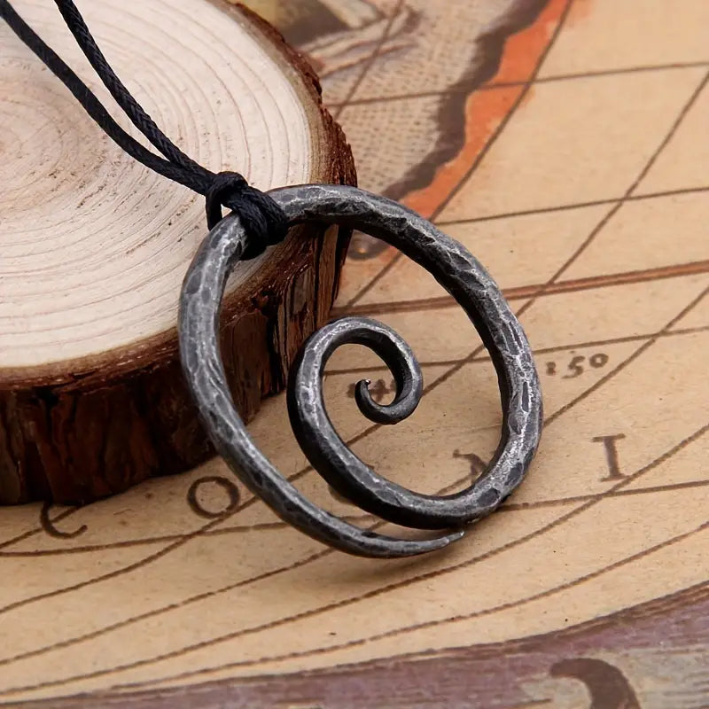 Pirate Spiral Pendant Necklace