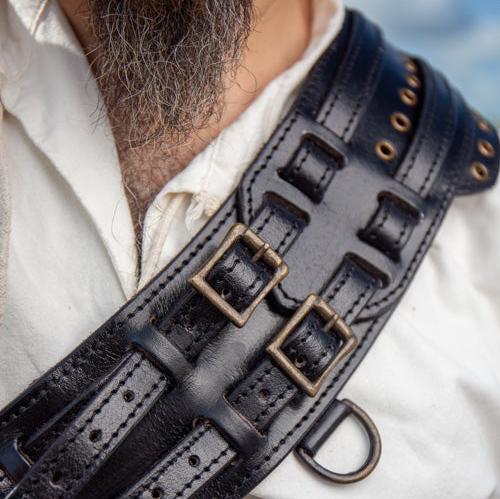 Pirate Bandolier - Rugged Leather