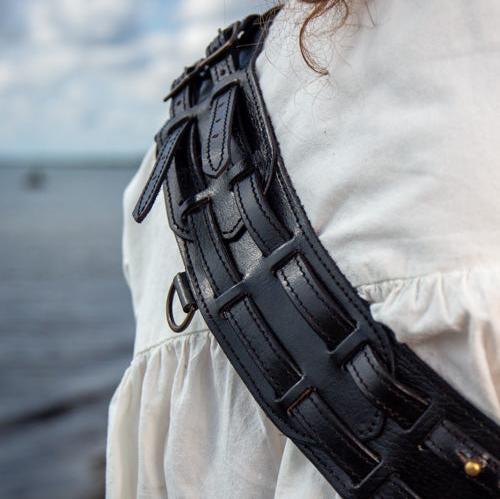 Pirate Bandolier - Rugged Leather