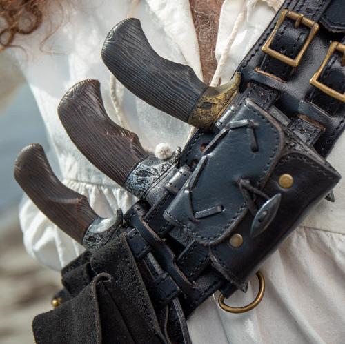 Pirate Bandolier - Rugged Leather