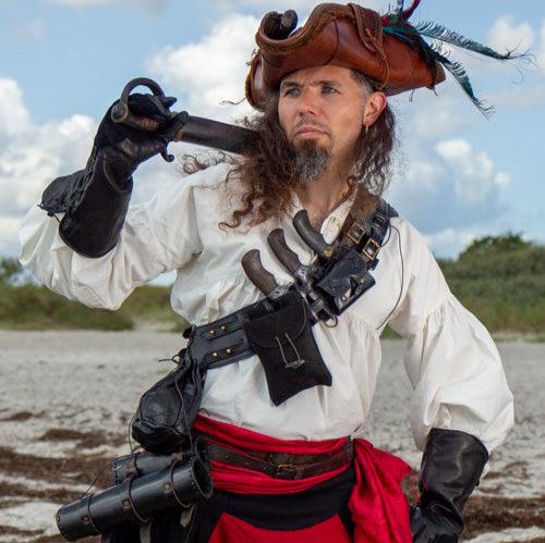 Pirate Bandolier - Rugged Leather