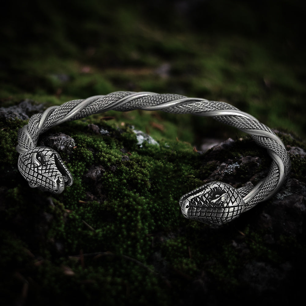 Double Headed Snake Bangle