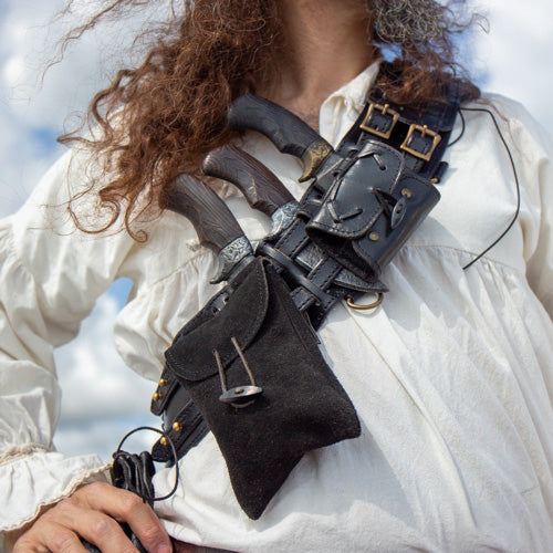 Pirate Bandolier - Rugged Leather