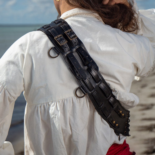 Pirate Bandolier - Rugged Leather