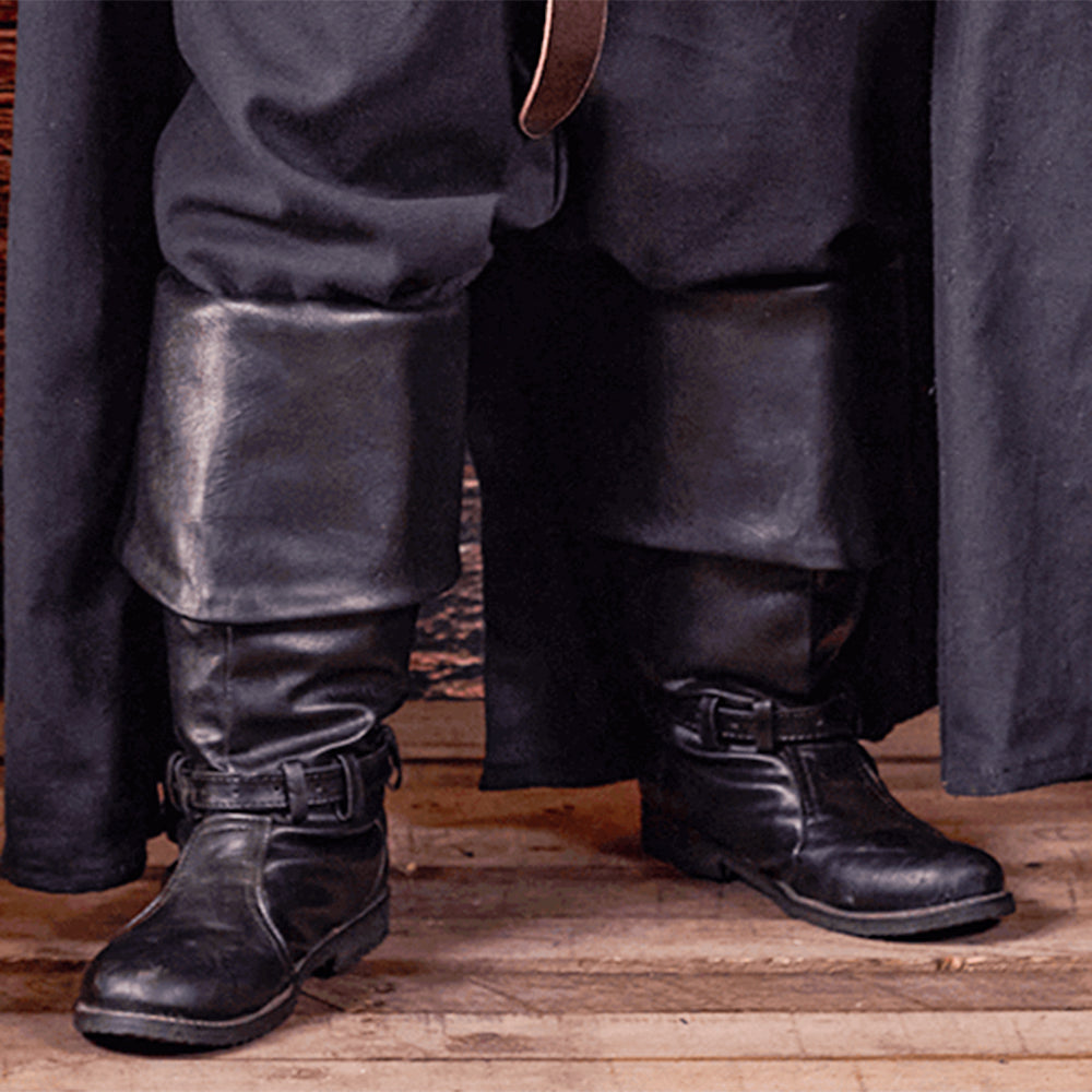 close up of Deep-Cuff Pirate Boots