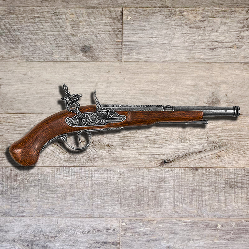 Pirate Pistol | English Flintlock Pistol | Non-Firing Replica