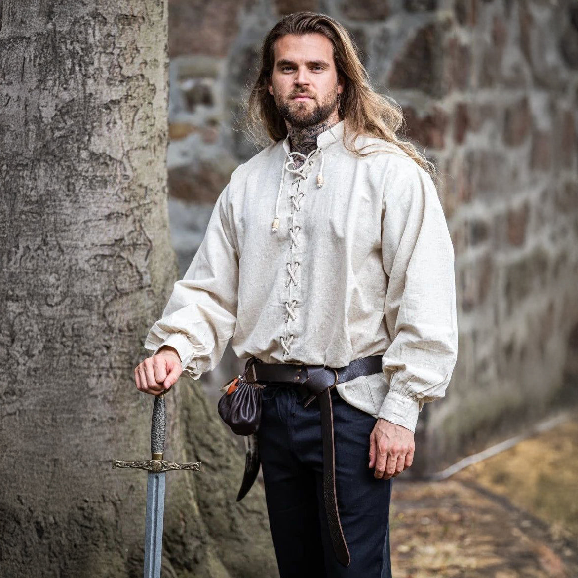 Laced Long Sleeve Pirate Shirt