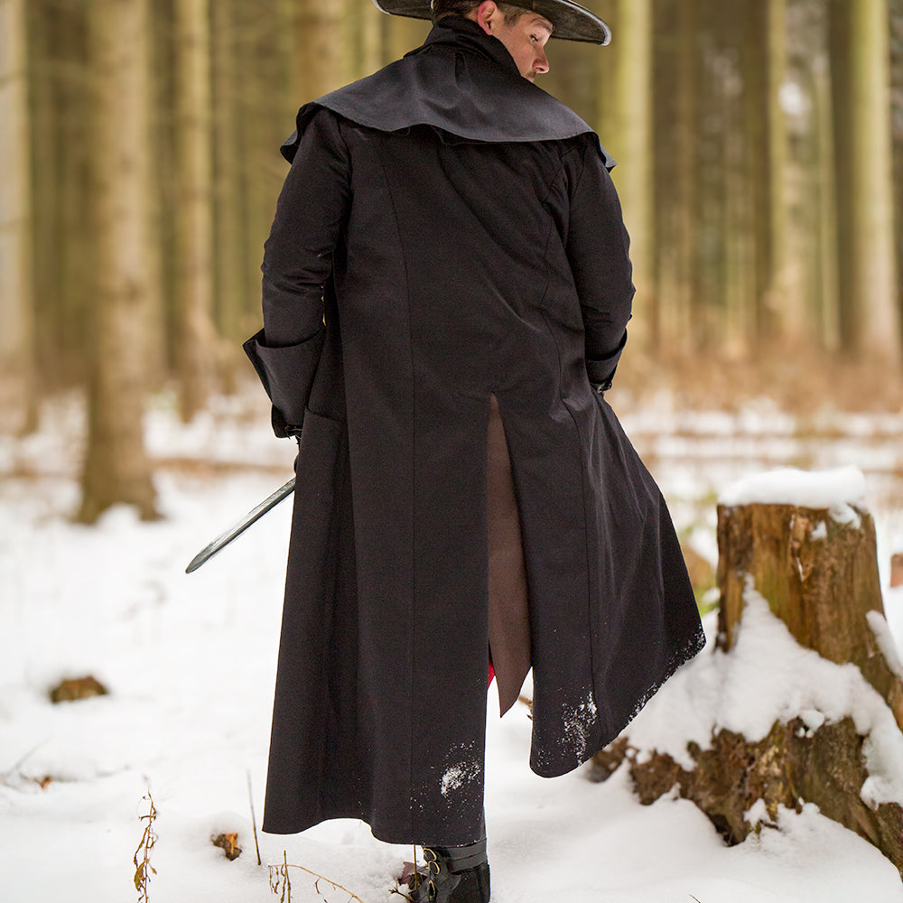 Master and Commander Pirate Overcoat viewed from rear