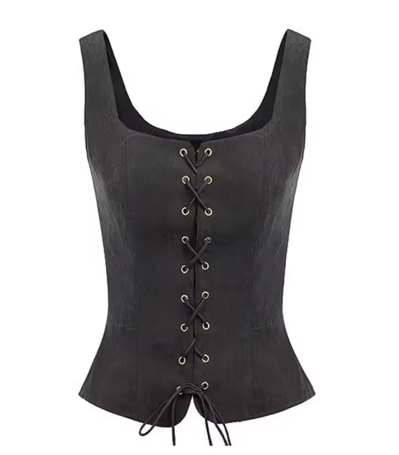 Peasant Girl Laced Bodice | Pirate Wench Corset Top