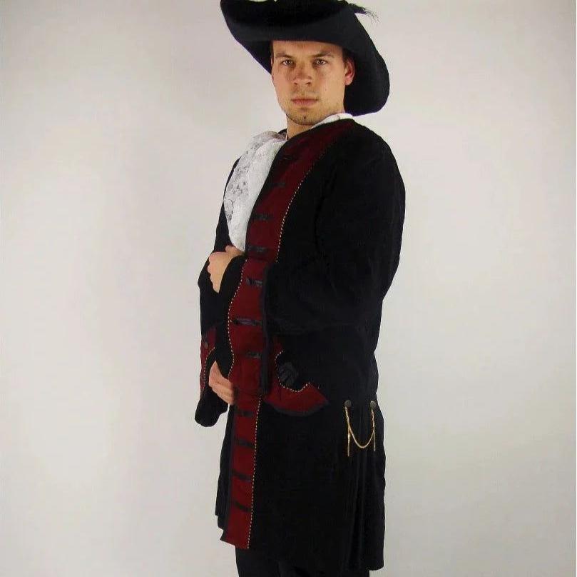 Calico Jack Pirate Coat on model