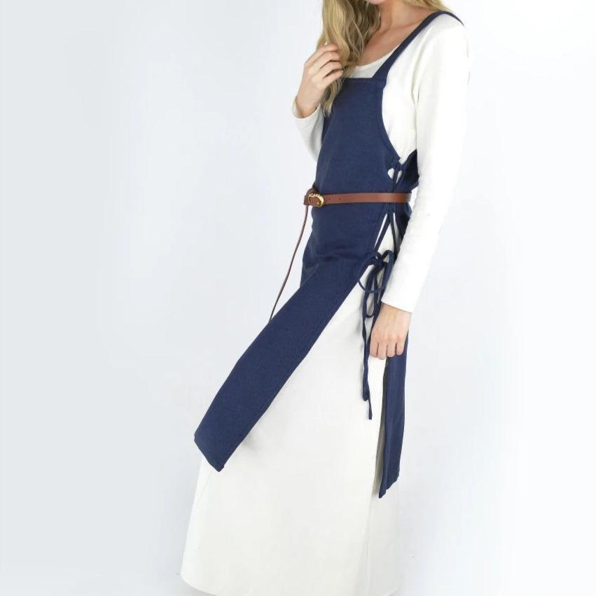 Blue Cotton Pirate's Layered Overdress | Historical Outer Garment