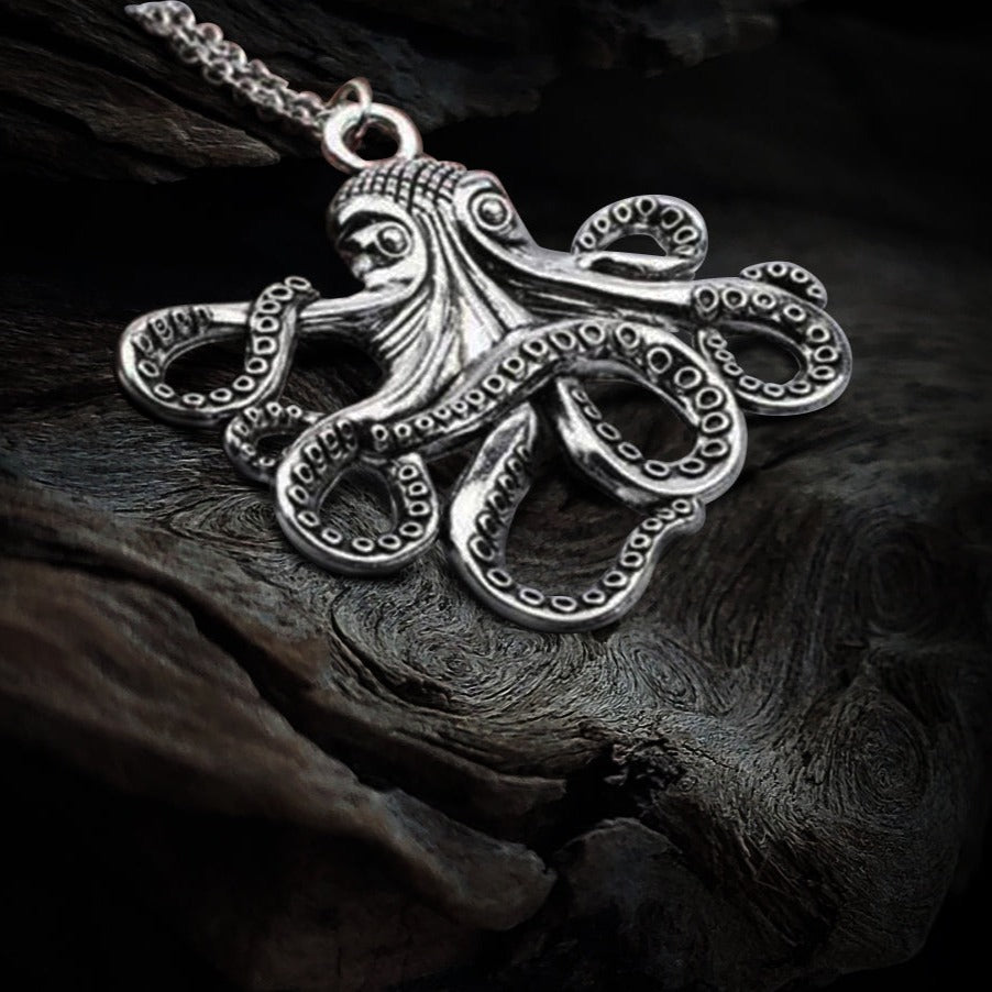 Octopus Charm Necklace