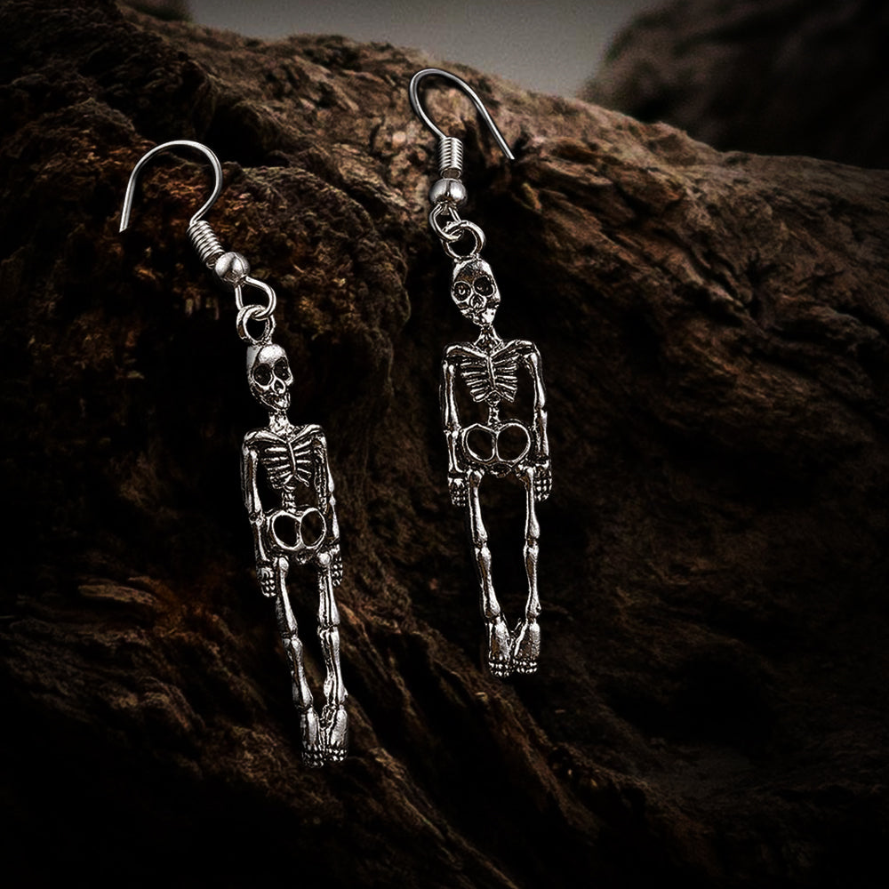 Dancing Skeleton Dangle Earrings