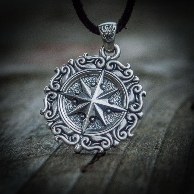 Buy Mens Necklace, Mini Silver Compass Necklace, Mini Silver Pendant Men,  Necklace for Men, Mens Jewelry Pendant by Twistedpendant Online in India -  Etsy