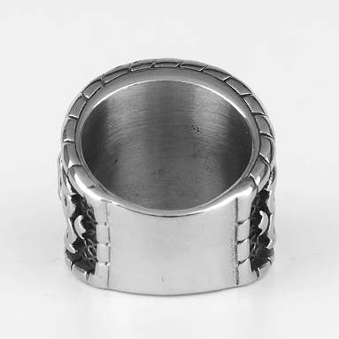 Navigation Anchor Pirate Ring (reverse view)