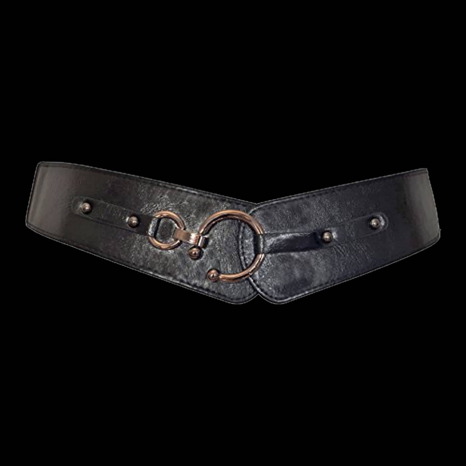 Plus Size Hook Buckle Faux Leather Belt